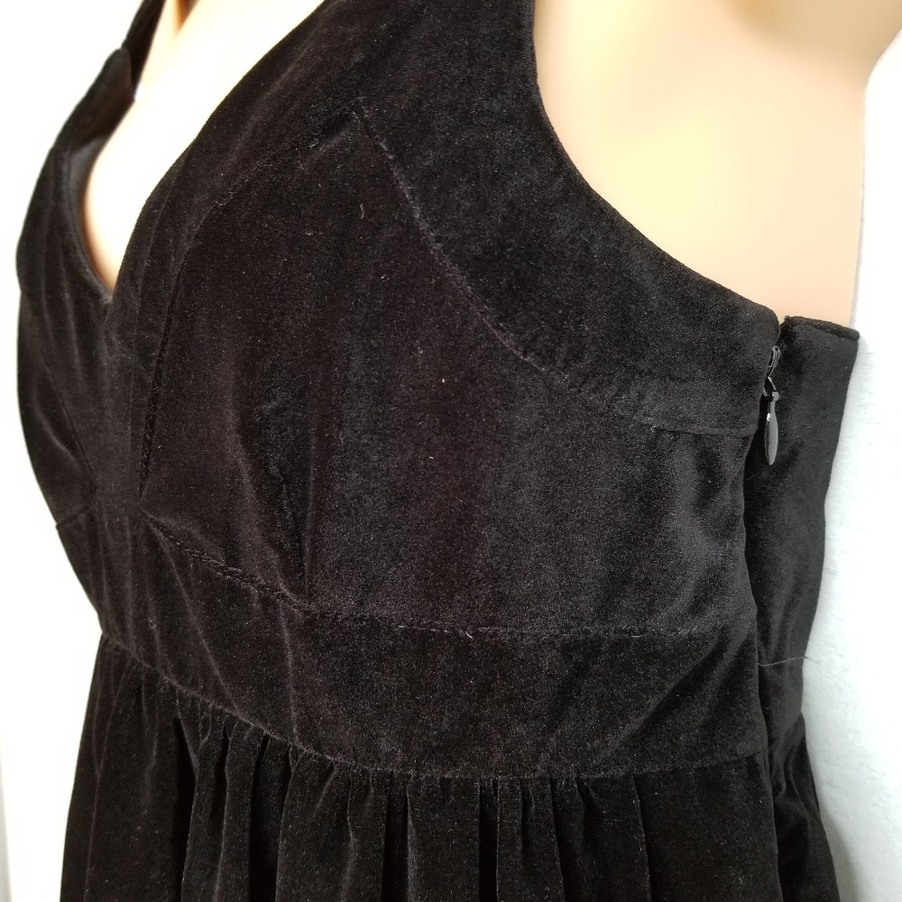 Land's End Canvas Empire Waist Black Dress NWT - Picture 2 of 8
